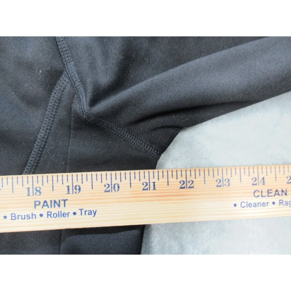 The North Face Jacket Mens Medium Black Hooded Fleece Lined Full Zip w/Pockets